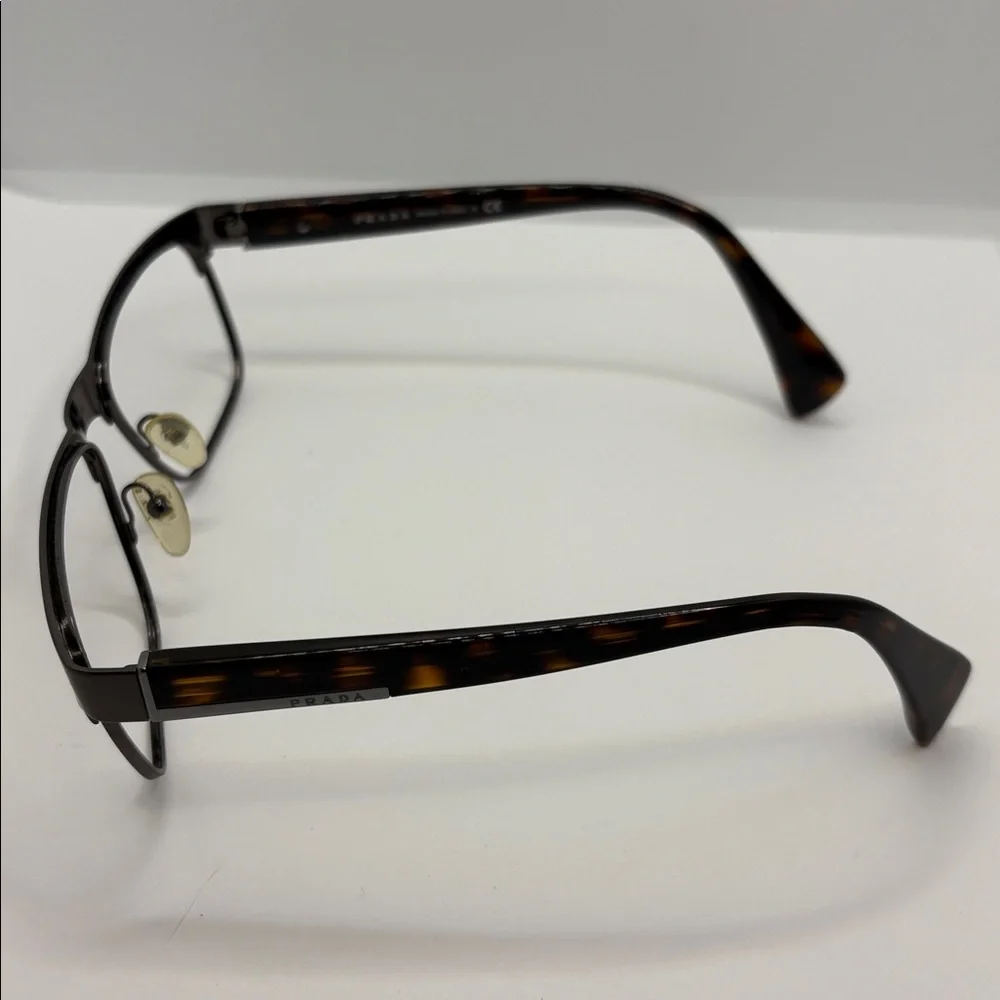 Women’s Prada tortoise shell eyeglass frames VPR 61P 53-16 LA8-101 140